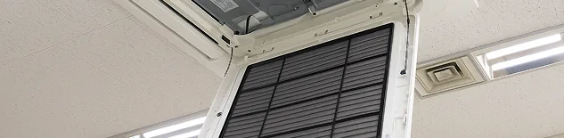 エアコンフィルター洗浄